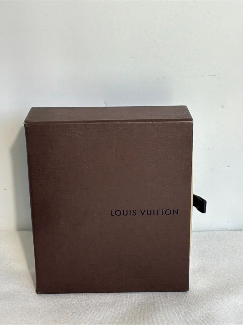 Authentic Louis Vuitton Brown Side Open Gift Box Empty 6 X 5